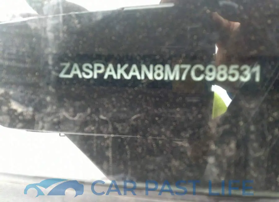ZASPAKAN8M7C98531# 9