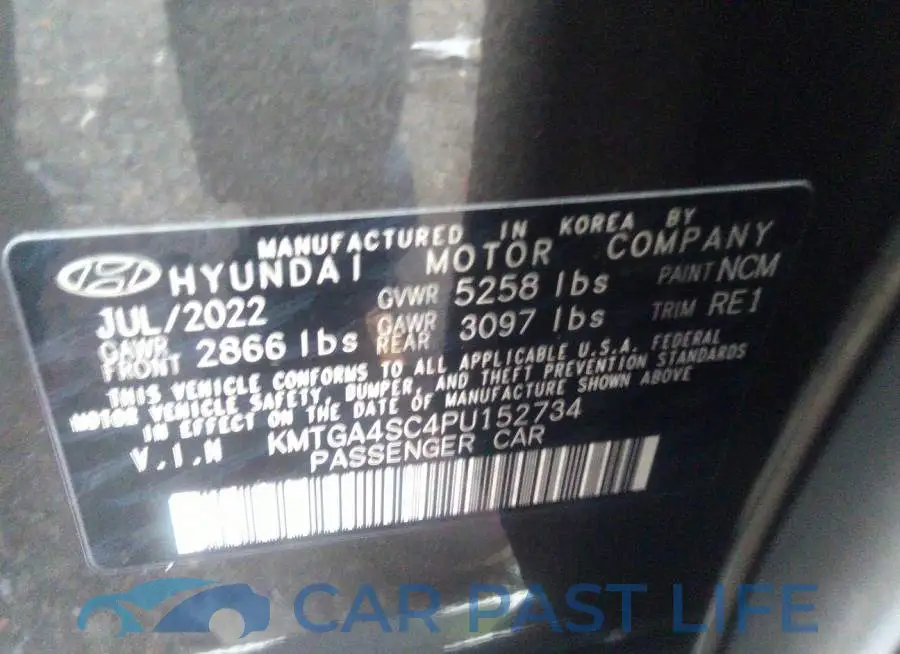 KMTGA4SC4PU152734# 9