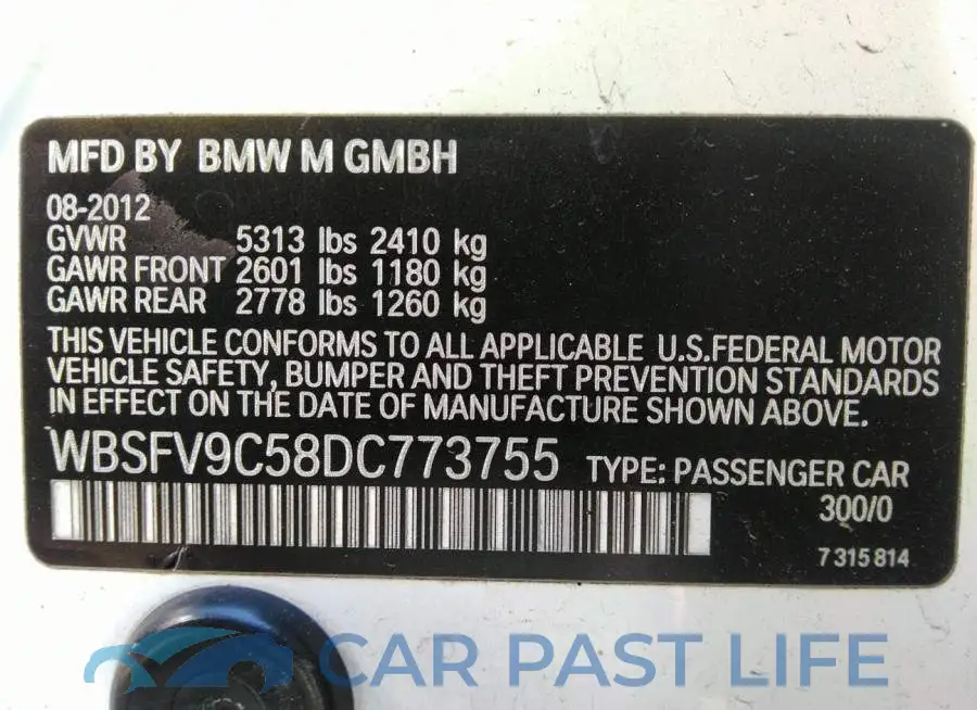 WBSFV9C58DC773755# 9
