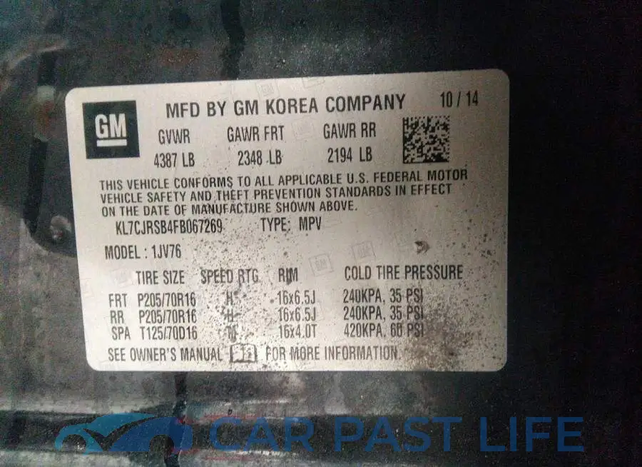 KL7CJRSB4FB067269# 9