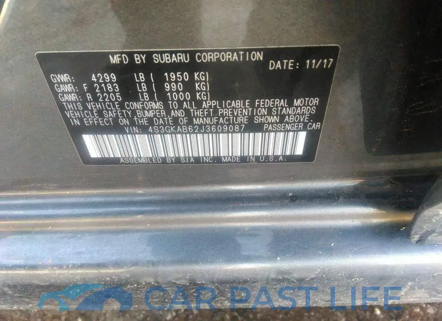 4S3GKAB62J3609087# 9