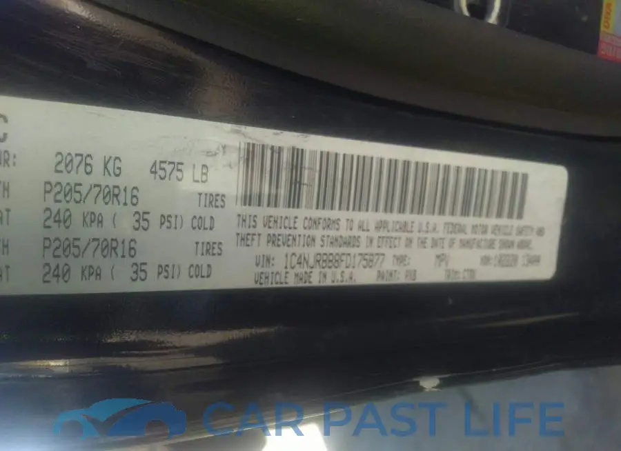 1C4NJRBB8FD175877# 9