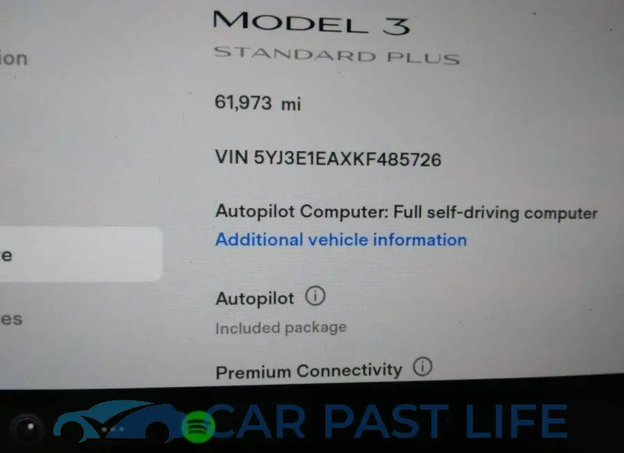 5YJ3E1EAXKF485726# 7