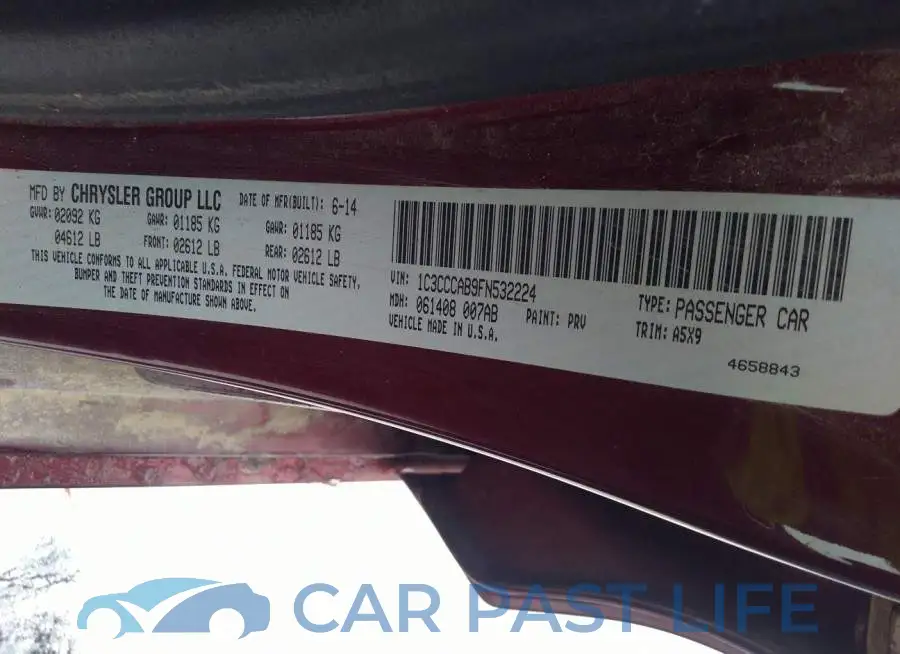 1C3CCCAB9FN532224# 9