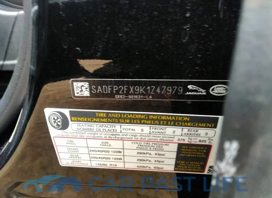 SADFP2FX9K1Z47979# 9