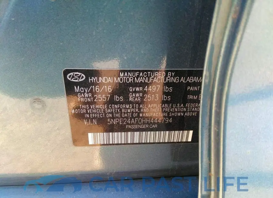 5NPE24AF0HH444794# 9