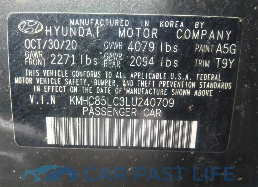 KMHC85LC3LU240709# 9