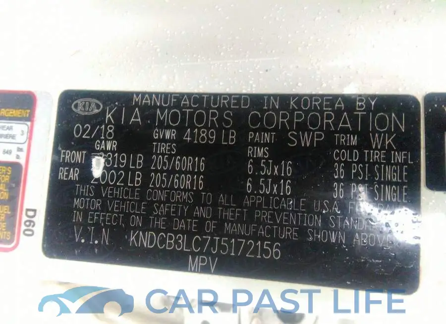 KNDCB3LC7J5172156# 9