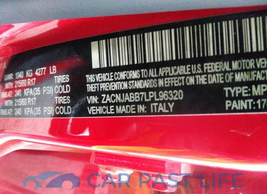 ZACNJABB7LPL96320# 9