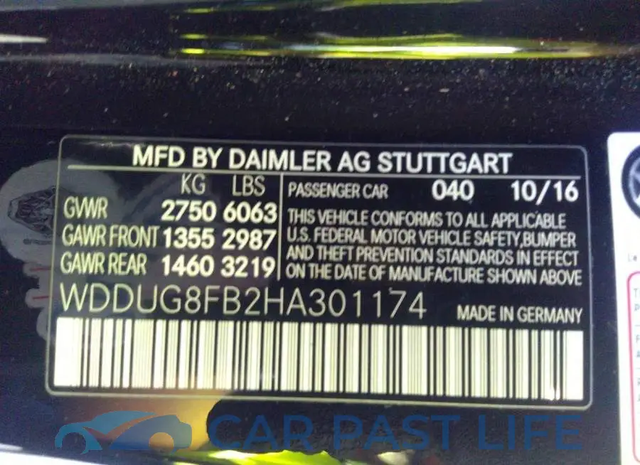 WDDUG8FB2HA301174# 9