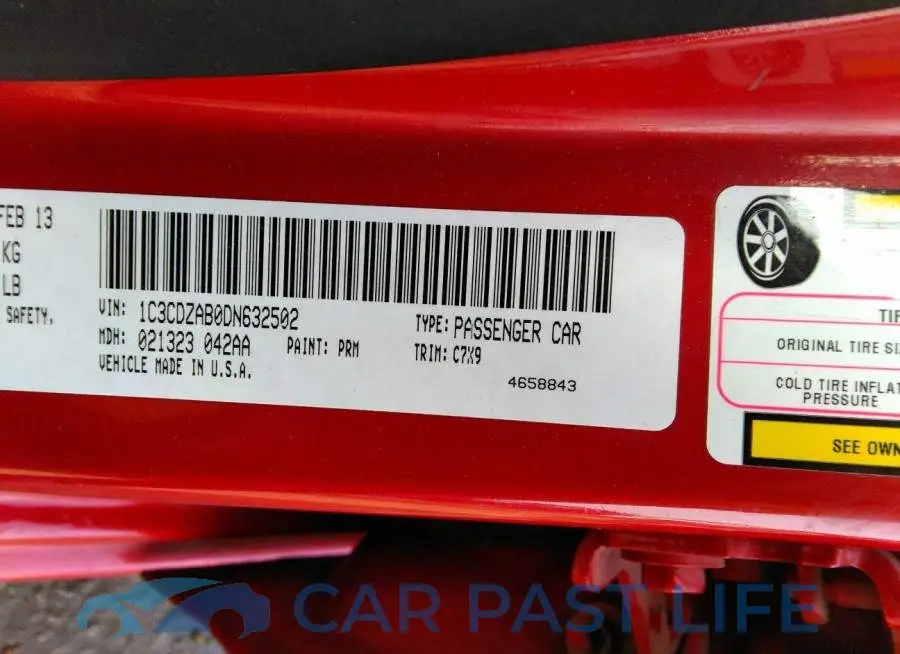 1C3CDZAB0DN632502# 9