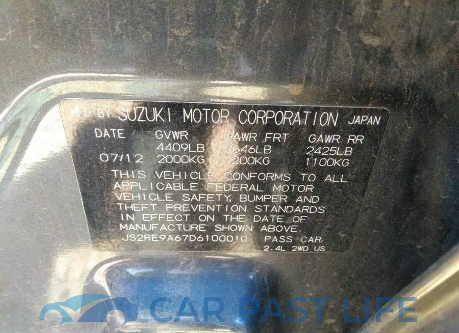 JS2RE9A67D6100010# 9
