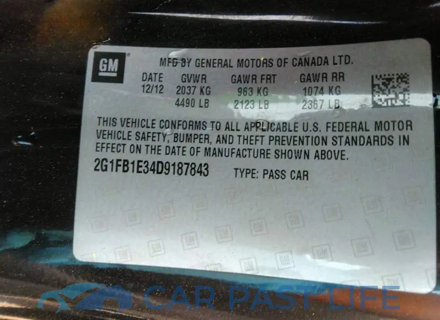 2G1FB1E34D9187843# 9