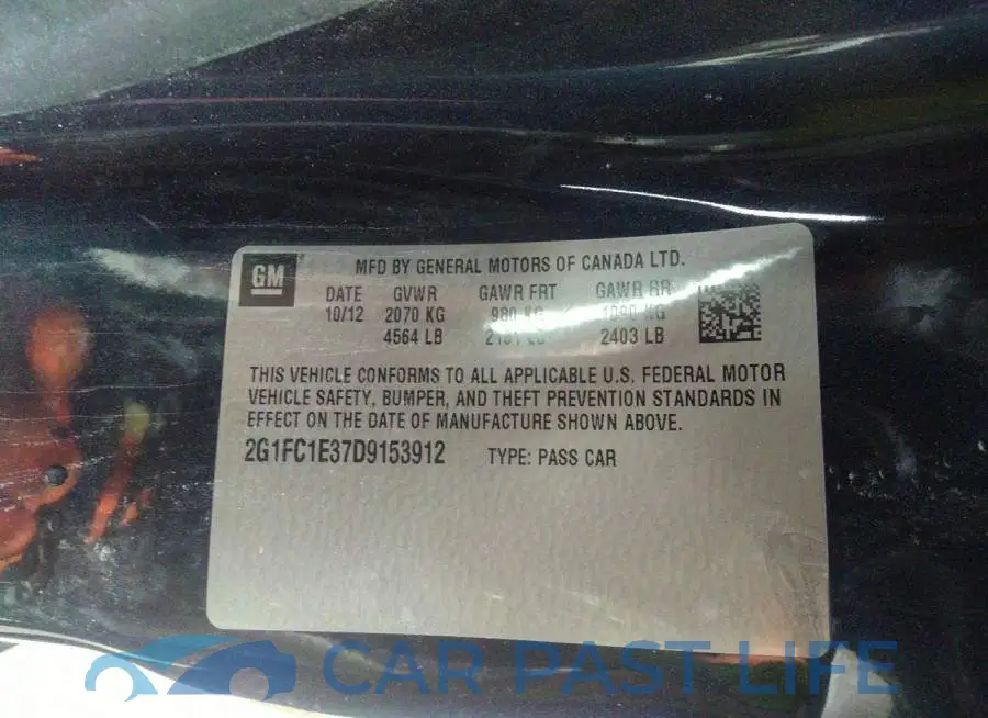 2G1FC1E37D9153912# 9