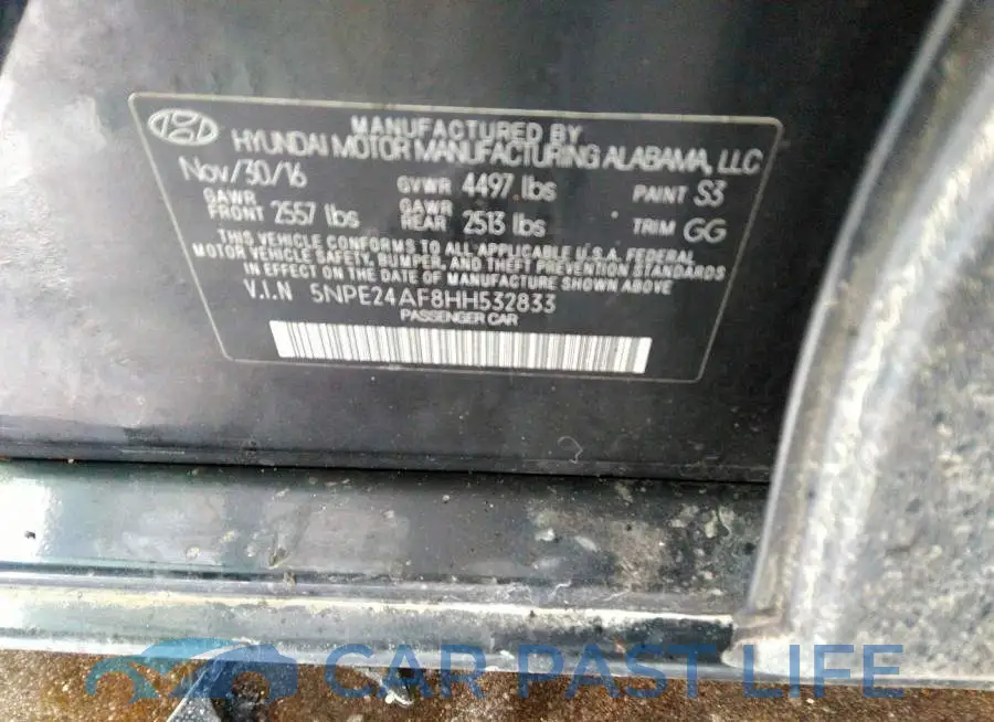 5NPE24AF8HH532833# 9