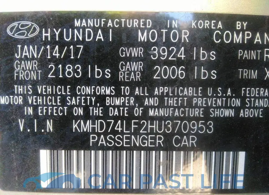 KMHD74LF2HU370953# 9