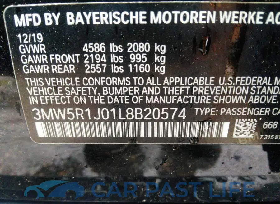 3MW5R1J01L8B20574# 9
