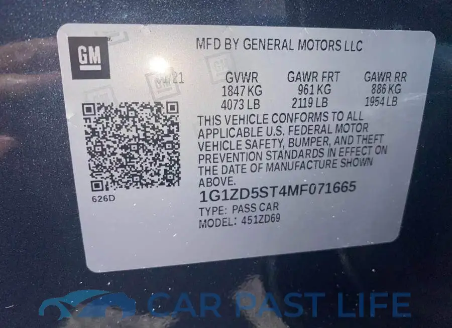 1G1ZD5ST4MF071665# 9
