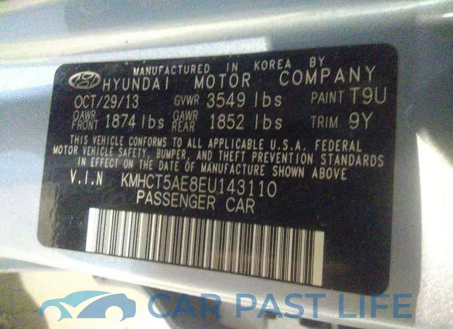 KMHCT5AE8EU143110# 9