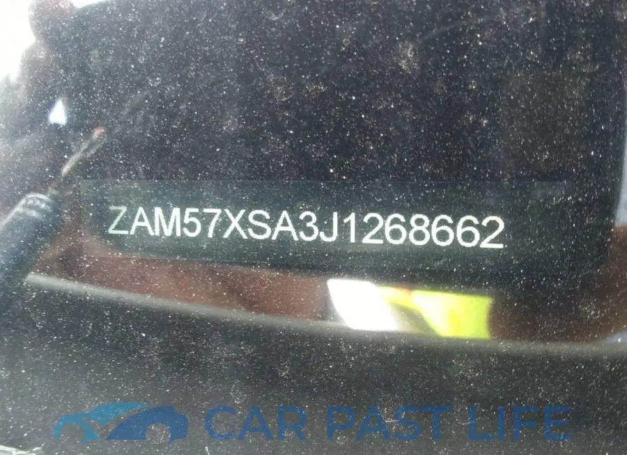 ZAM57XSA3J1268662# 9