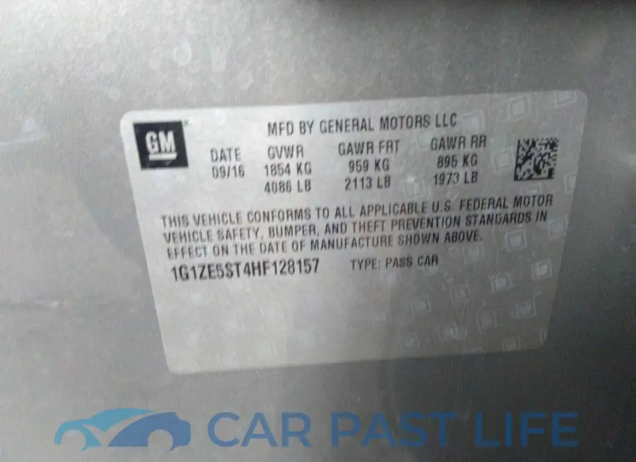 1G1ZE5ST4HF128157# 9