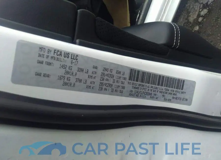 1C4RJFDJ7HC955849# 9