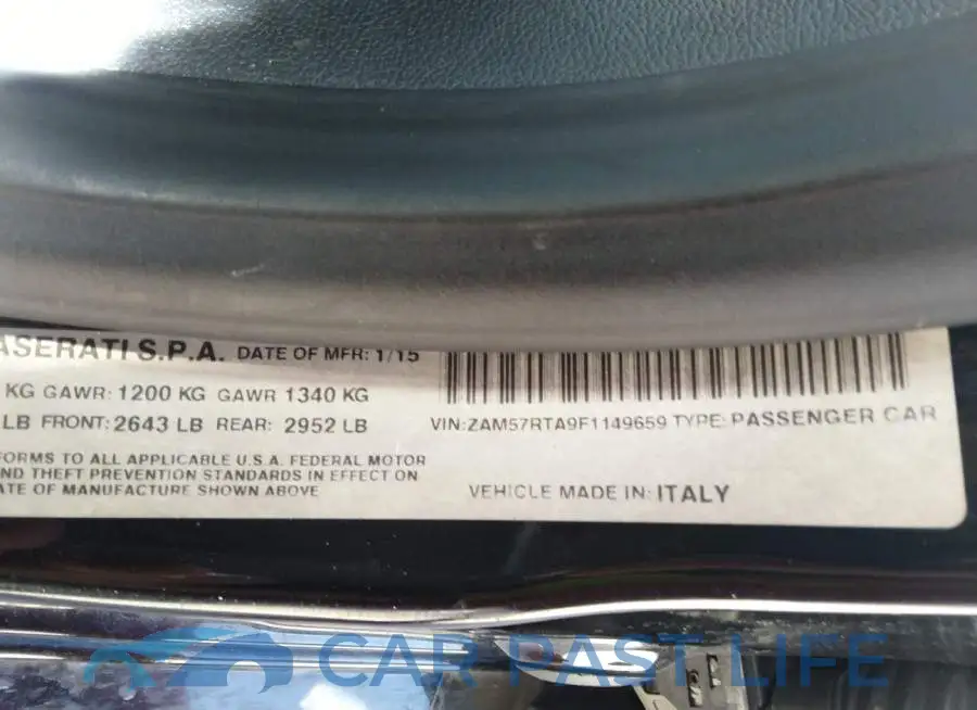 ZAM57RTA9F1149659# 9