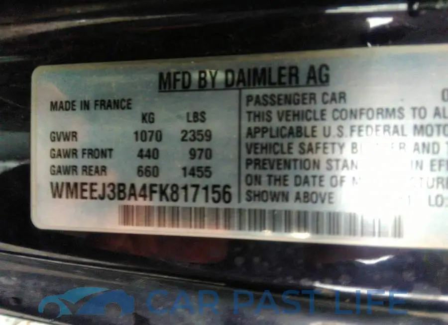 WMEEJ3BA4FK817156# 9