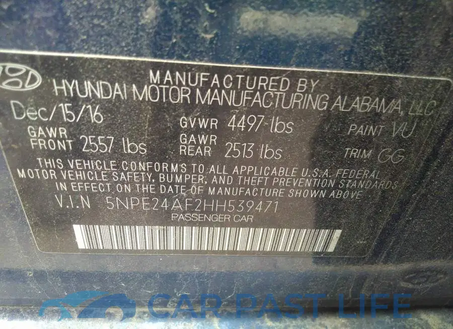 5NPE24AF2HH539471# 9