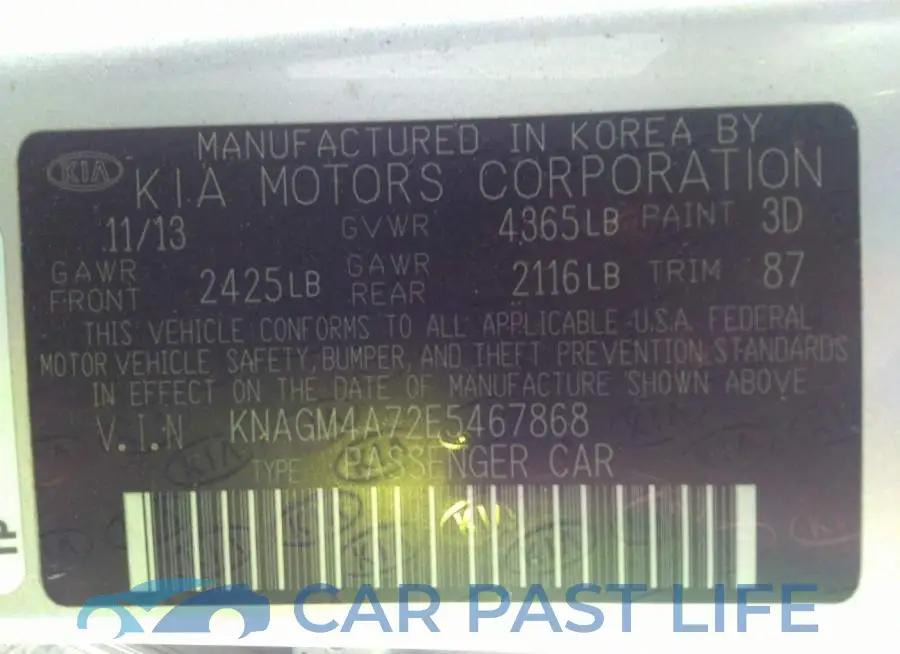 KNAGM4A72E5467868# 9