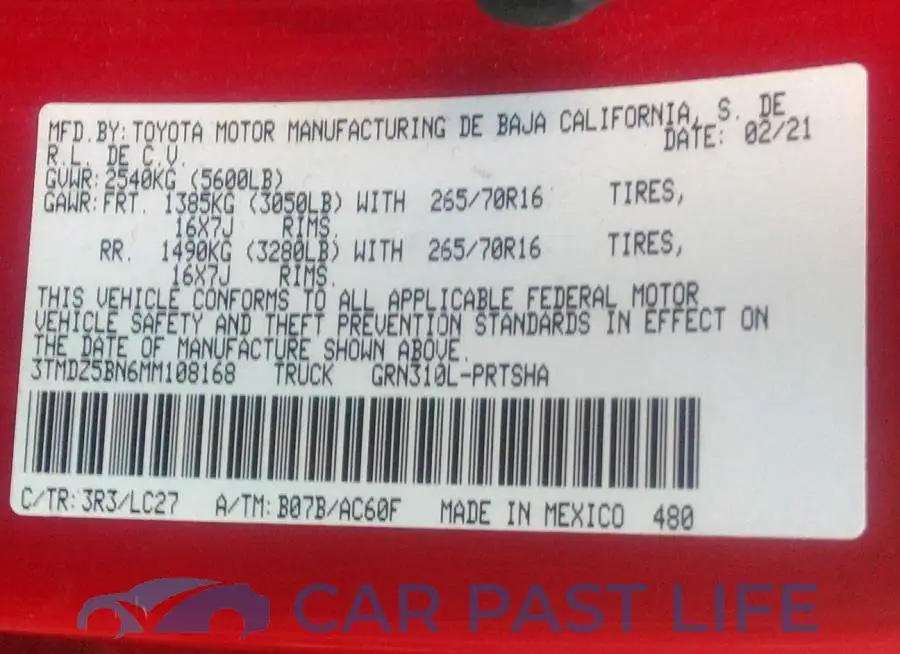 3TMDZ5BN6MM108168# 9