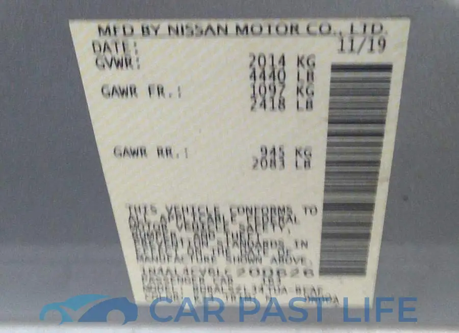 1N4AL4CV6LC200626# 9