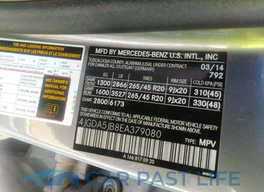 4JGDA5JB8EA379080# 9