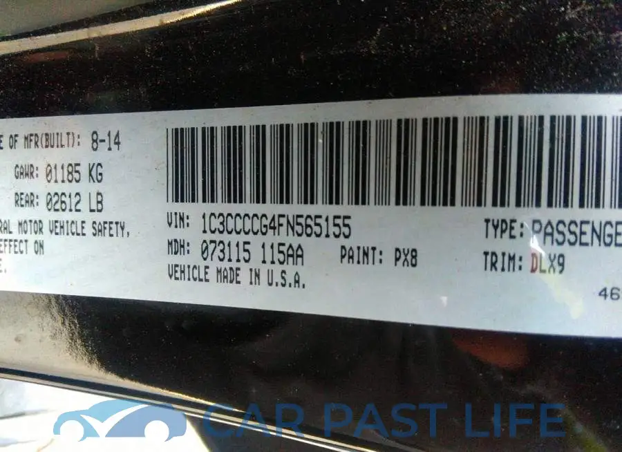 1C3CCCCG4FN565155# 9