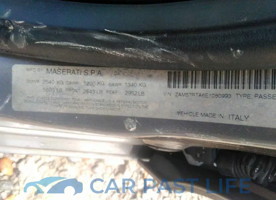 ZAM57RTA6E1080993# 9