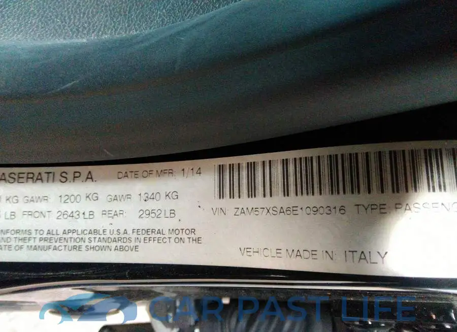 ZAM57XSA6E1090316# 9