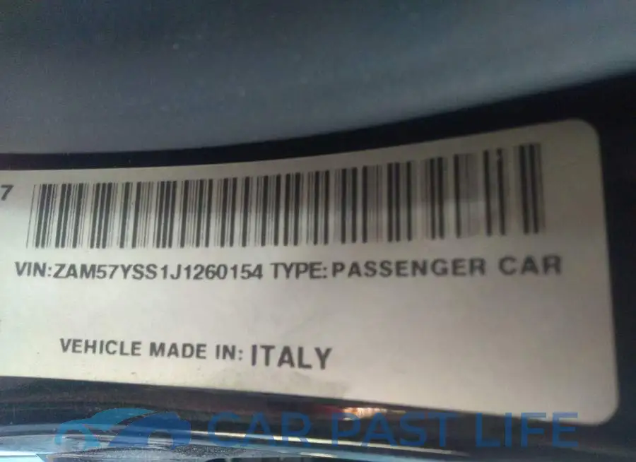 ZAM57YSS1J1260154# 9