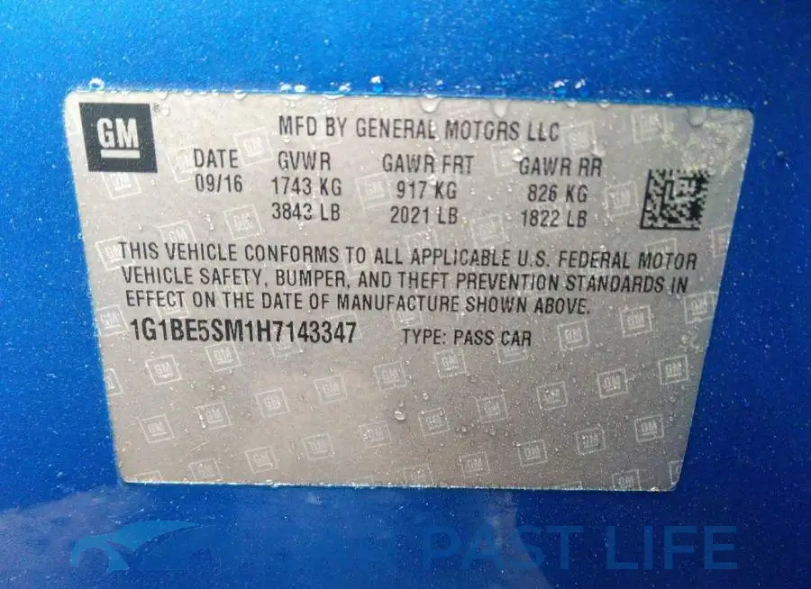 1G1BE5SM1H7143347# 9