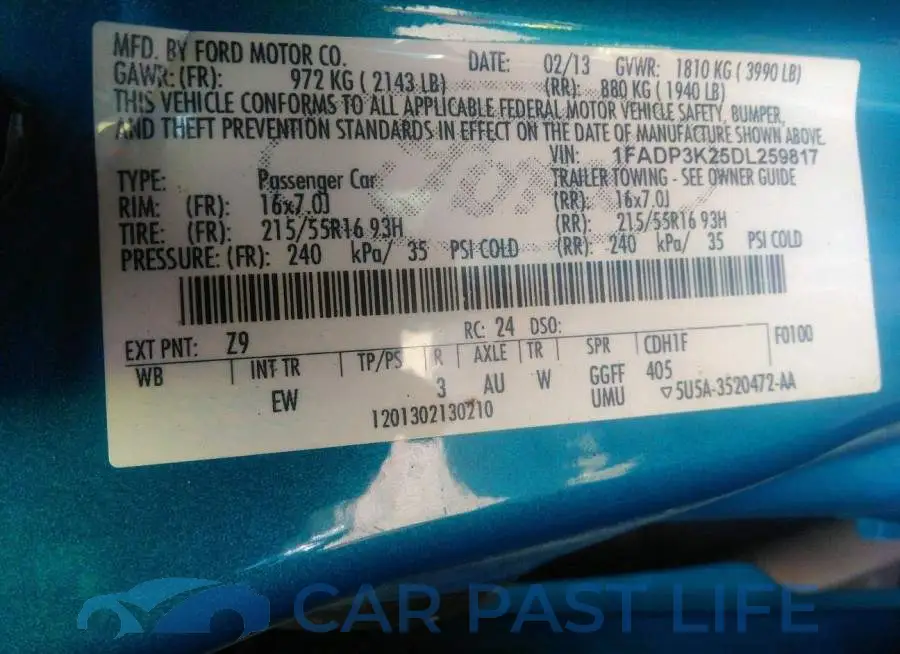 1FADP3K25DL259817# 9