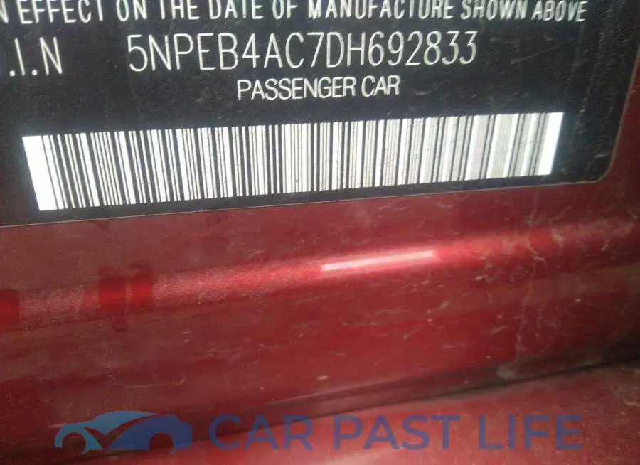 5NPEB4AC7DH692833# 9