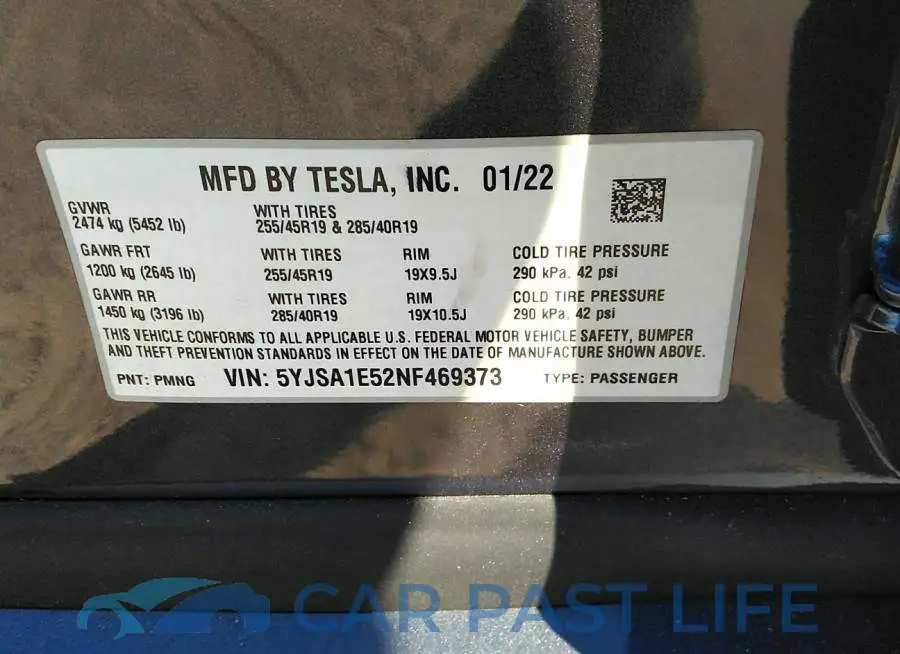 5YJSA1E52NF469373# 9