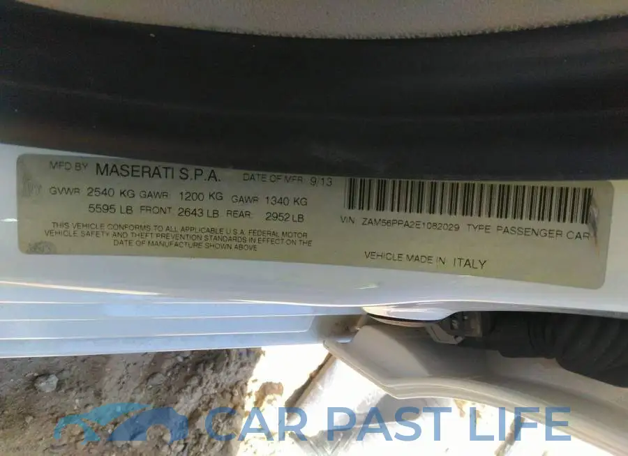 ZAM56PPA2E1082029# 9