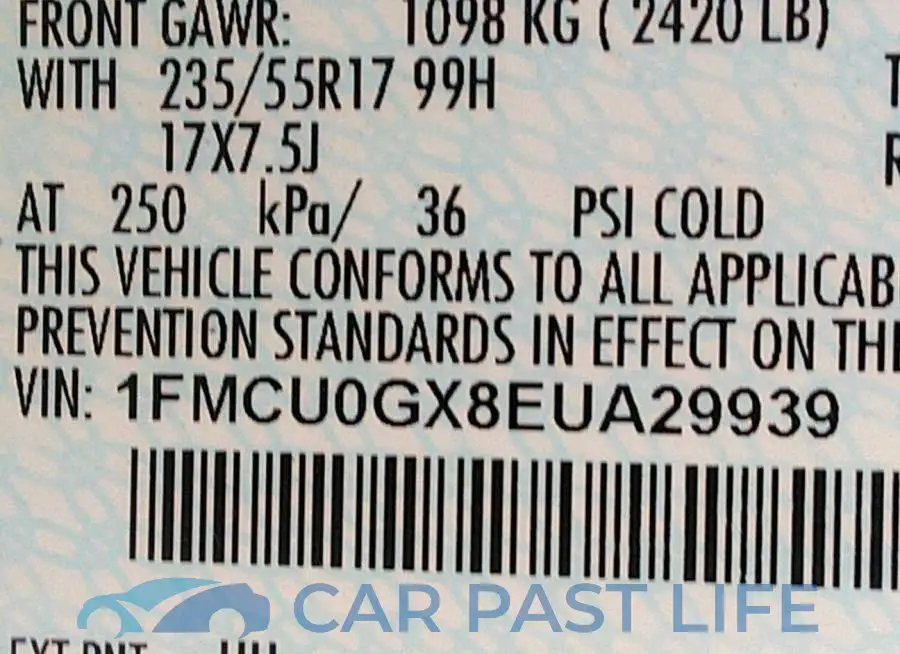 1FMCU0GX8EUA29939# 9