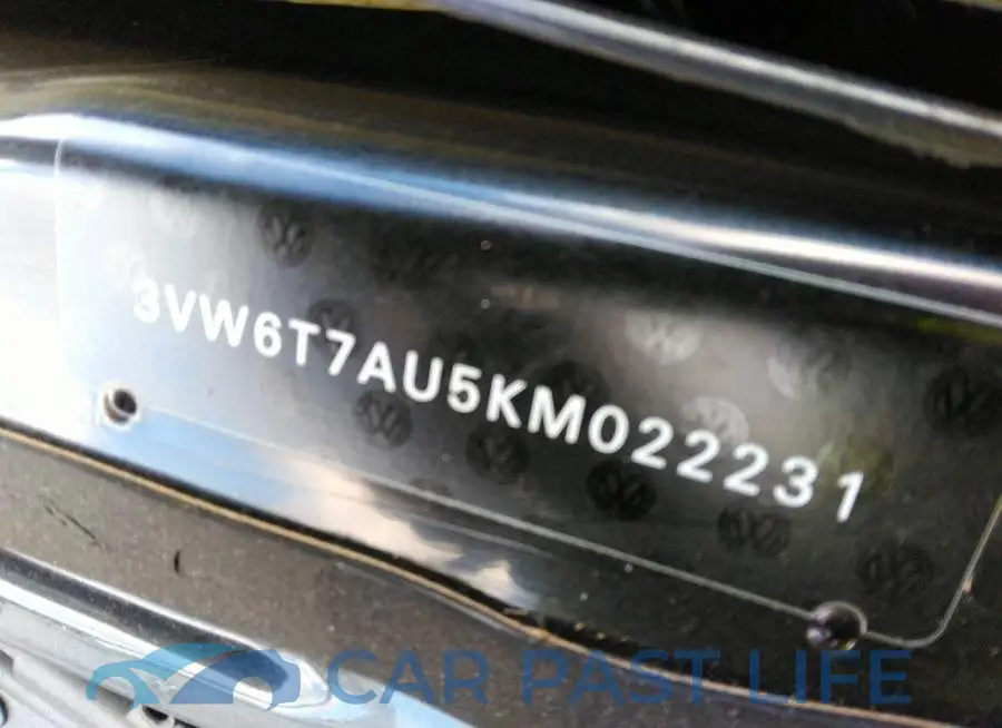 3VW6T7AU5KM022231# 9