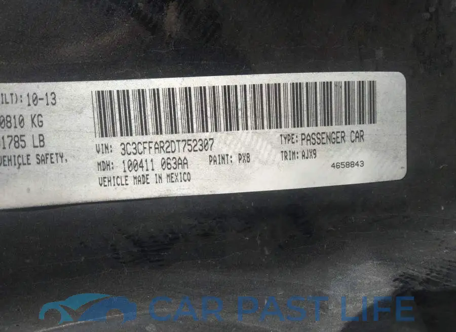 3C3CFFAR2DT752307# 9