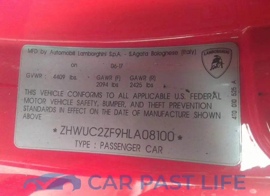 ZHWUC2ZF9HLA08100# 9