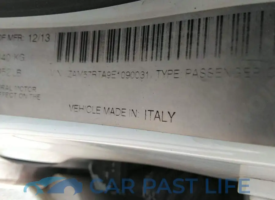 ZAM57RTA9E1090031# 9