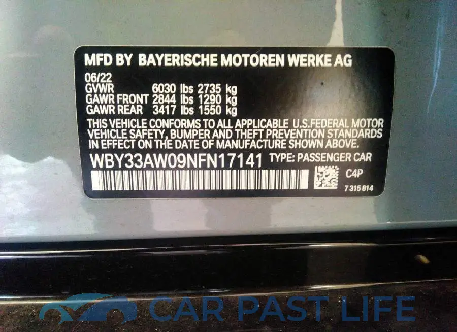 WBY33AW09NFN17141# 9