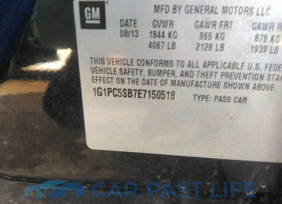 1G1PC5SB7E7150518# 9