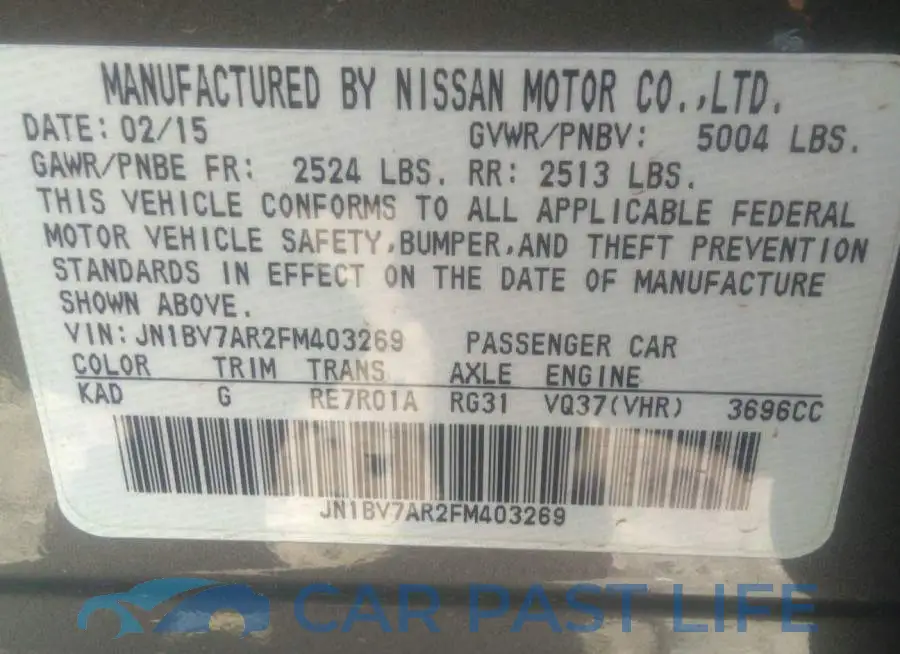JN1BV7AR2FM403269# 9